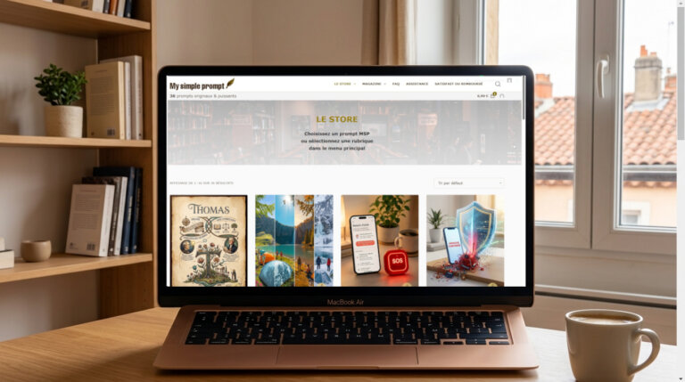 Bienvenue sur le store des prompts My Simple Prompt