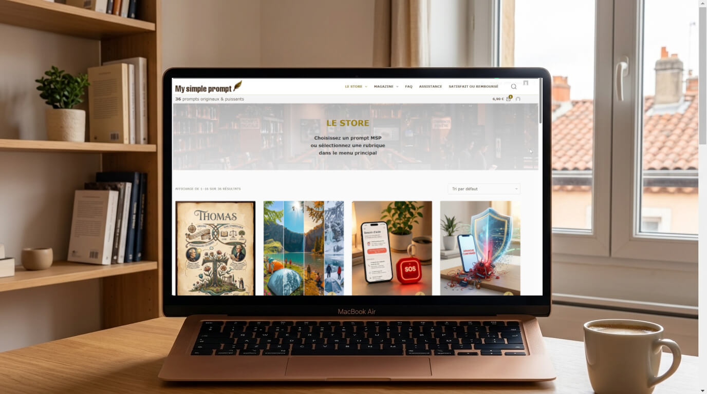 Bienvenue sur le store des prompts My Simple Prompt
