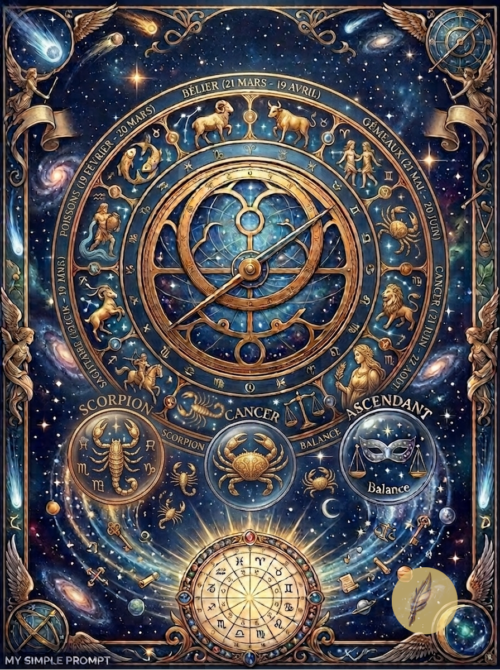 Prompt MSP 006 - Astrologie Occidentale & Thème Astral | My Simple Prompt