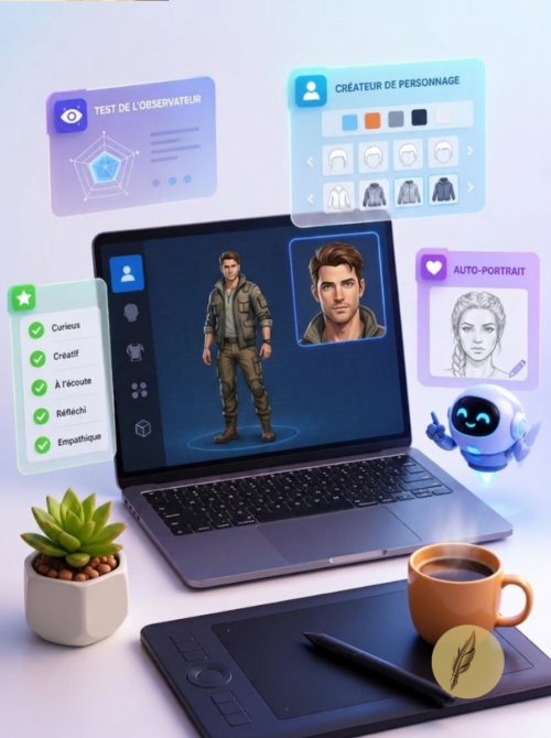 Prompt MSP 015 - Jeu Du Portrait-Robot | My Simple Prompt