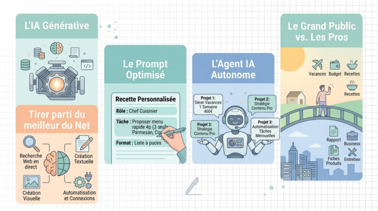 Comparatif IA vs Prompt IA vs Agent IA | My Simple Prompt