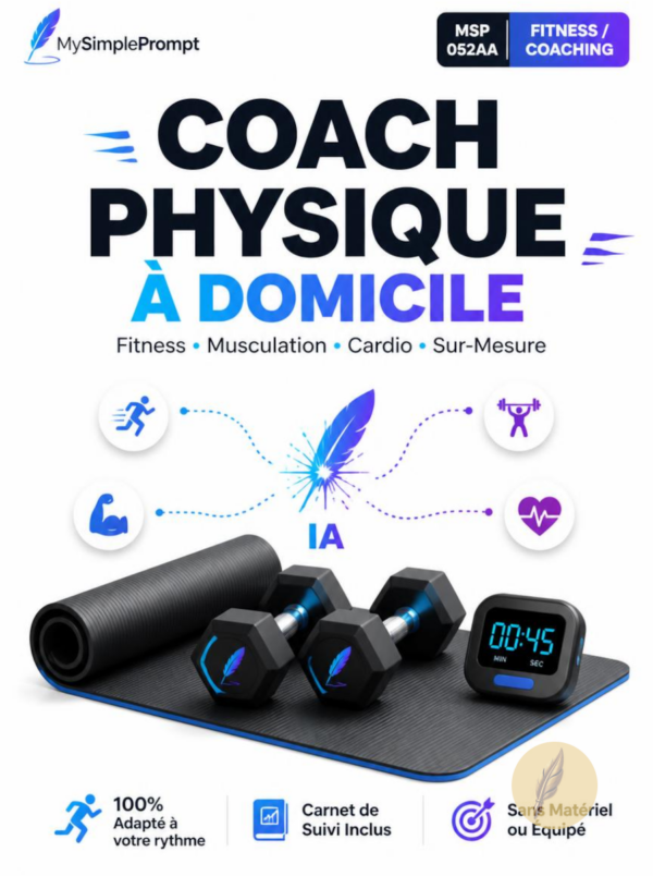 Prompt MSP 052 - Coach Physique | My Simple Prompt